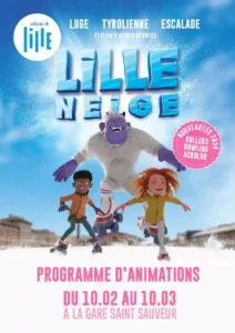 affiche de Lille Neige 2024