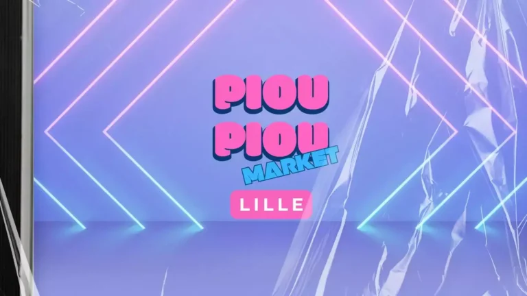affiche du Piou Piou Market du 9 mars 2024 au Grand Playground de Villeneuve d'Ascq