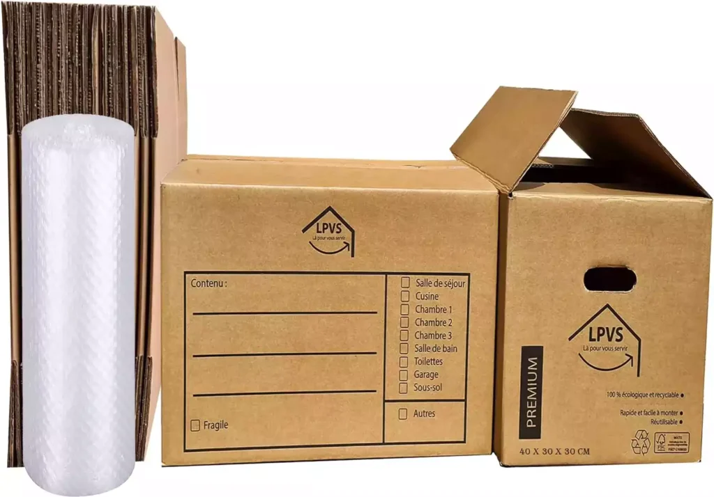 cartons de déménagement