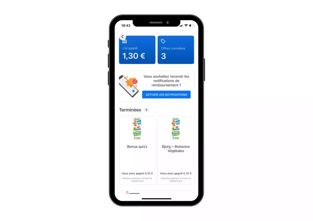 remboursement des courses sur l'application mobile coupon network, bons de réduction sur mobile, application de bons de réduction