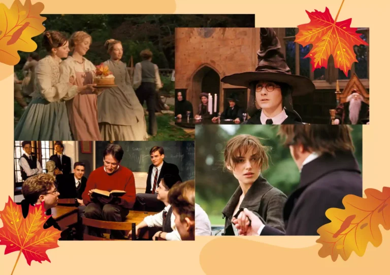 Que regarder en automne, films d'automne : Les quatre filles du Docteur March, Harry Potter, Orgueils et Préjugés, Le Cercle des poètes disparus