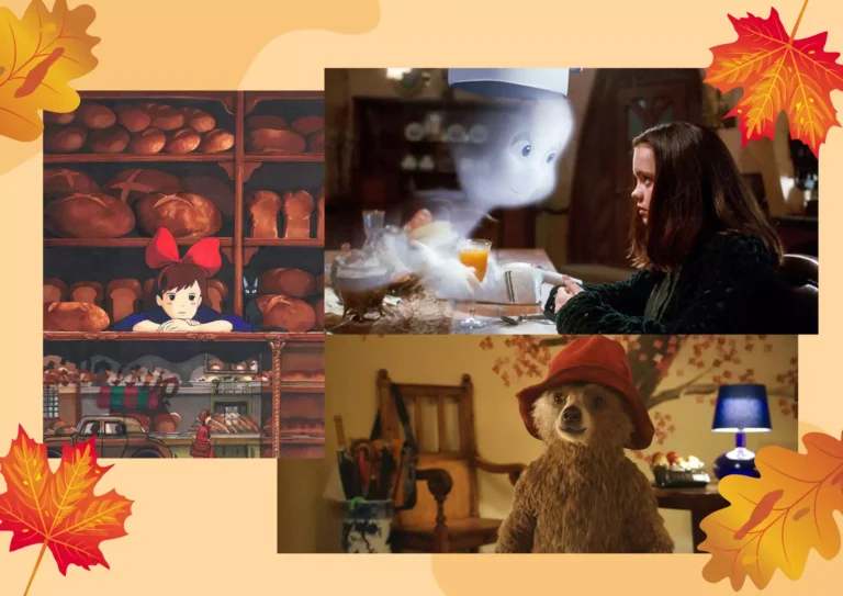 films d'automne à regarder en famille : Kiki la petite sorcière, Casper, Paddington