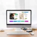 ordinateur sur un bureau dans un décor épuré. il y a une page web ouverte sur le site de cashback eBuyClub. l'article donne un avis sur ebuyclub