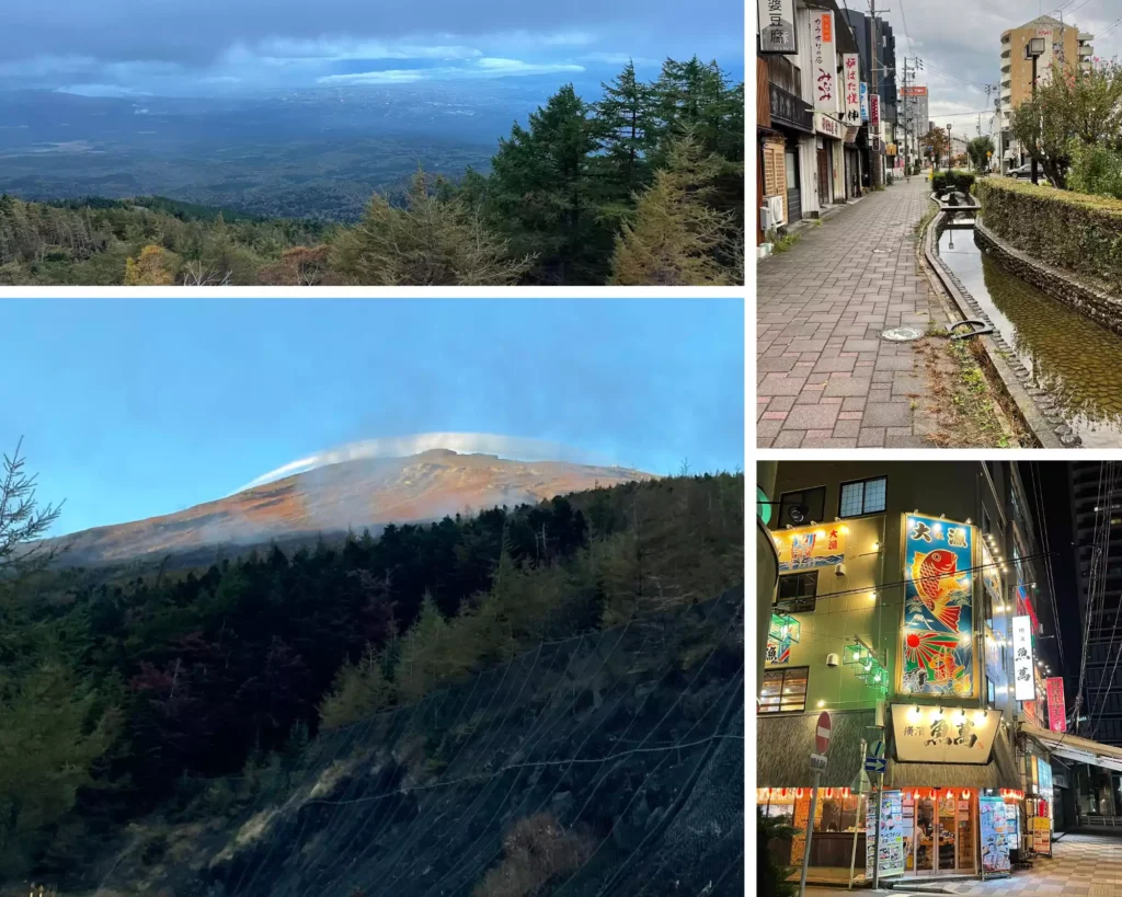 Photos du Mont Fuji, et de la ville de Kariya
