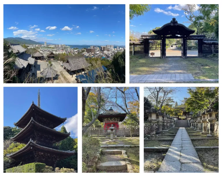 Photos des divers temples et statues à Mii-Dera, Otsu, Japon