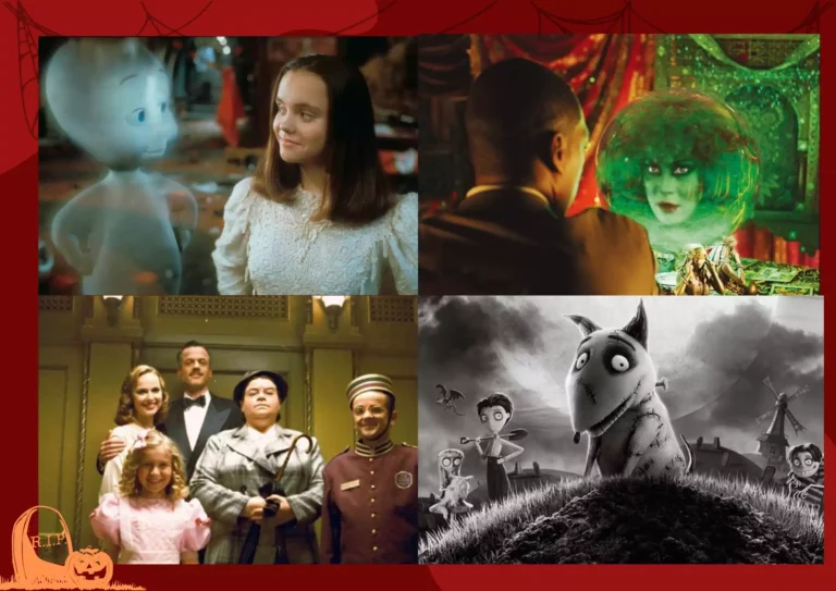 films d'halloween à regarder en famille : Casper, Le manoir hanté et les 999 fantômes, le Fantôme d'Halloween, Frankenweenie